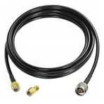 RG58 Erkek N to Dişi SMA 5 Metre Düşük Kayıplı Kablo RF Anten