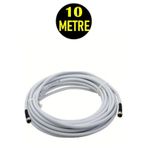 RG6 U4 Full HD 3D 4K Anten TV Çanak Uydu LNB Kablosu 10 M