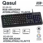 Rgb Arkadan Aydınlatmalı Oyuncu Klavyesi–dayanıklı,pro Gamer, Renkli Işıklandırma Yüksek Performans - Siyah