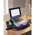 Rgb Fanlı Laptop Soğutma Standı USB Girişli Notebook Yükseltici