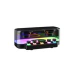 RGB Işıklı Ses Bombası Radyolu Usb Sd Girişli Şeffaf Klavye Tuşlu Hoparlör