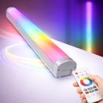 RGB LED Işık Kanalı 12V Hazır Tak-Çalıştır 1 Metre 64 Renkli Alüminyum Profil Aydınlatma Gamer Streamer Stüdyo & Dekor