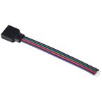 RGB LED Strip Lights 4 Pin Kablo Bağlayıcı Kabloları 20PCS 5050/3528/3014 için Yüksek Kaliteli Paket Uygulanabilir Sahne (Otobüs hattı)