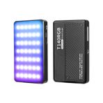 RGB LED Video Işığı, 2500-9000K Taşınabilir LED Kamera Işık Paneli 20 Aydınlatma Efekti ile, 360 Tam Renkli CRI 95+ Dimmable Fotoğrafçılık Dolum Işığı için Akıllı telefonlar