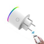 RGB Ledli 3680W Akıllı Wi-FiKontrollü Priz Fsm-2