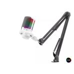 Rgb Mikrofon Seti Boom Mikrofon Kolu Type-C 192Khz 24Bit Beyaz Me6s35w