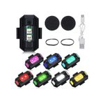 RGB Oto, Motosiklet, ATV, Bisiklet Uçak Kanadı Çakar Mini Led Lam