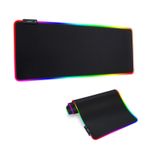 RGB Oyun Mouse Mat Pad Büyük Kalın (800 × 300 × 4 mm) Itopfox Genişletilmiş Led Fare Altlığı Kaymaz Kauçuk Tabanlı, Yumuşak Bilgisayar Klavyesi Fare Altlığı MacBook, PC, Dizüstü Bilgisayar, Masa için