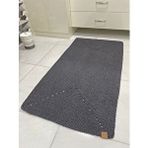 RGS Handmade Petek Hasır Jut Dikdörtgen Antrasit Örgü Halı ve Kilim 100 X 200 cm