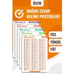RH Pozitif Yayınları ÖSYM Doğru Cevap Kelime Posterleri - YÖKDİL YDT YDS Çıkmış Kelimeler - 1066 Kelime