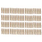 Rheross 100 adet pirinç gizli varil menteşeleri takı ahşap kutular dolap görünmez mobilya menteşe 4X20mm