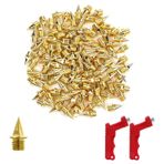 Rheross 120 adet 1/4 Track Spikes, Track ayakkabıları için, Country Short koşu ayakkabısı için krampon, çivili