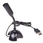 Rheross Micro-USB Web Yumuşak Gürültü Önleyici Mikrofon Masaüstü Bilgisayarlar için Siyah