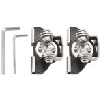 Rhghfujhgy Evrensel 2X a Pillar Hood Led Çalışma Işık Bar Montaj Braketi Kelepçe Tutucu Offroad