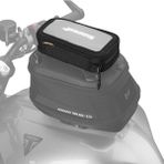 Rhinowalk MTR009BK Motosiklet Telefon Çantası – Şeffaf Ekranlı, Ekstra Depolama Alanlı, Suya Dayanıklı, Gidon / Depo Üstü Uyumlu - Siyah