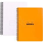 Rhodia Basic Kareli 80 gr 80 Yaprak Turuncu Kapak Spiralli Defter