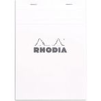 Rhodia Basic Üstten Zımbalı Bloknot A5 Kareli Beyaz
