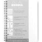 Rhodia Beyaz A5 Note Book Kareli Spiralli Defter