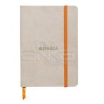 Rhodia Boutique Rodiarama İtalyan Deri Yumuşak Kapak Noktalı Beige A6