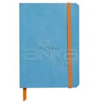 Rhodia Boutique Rodiarama İtalyan Deri Yumuşak Kapak Noktalı Turquoise A6 Defter