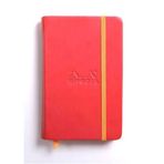 Rhodia Boutique Rodiarama Renkler İtalyan Deri Çizgili Defter Poppi A6 96 Yaprak Defter