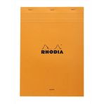 Rhodia Çizgisiz Bloknot, Turuncu, 210x297 mm