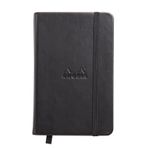 Rhodia Noktalı Siyah 9x14 cm Sert Kapak Lastikli Defter