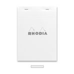 Rhodia RT16201 Basics A5 Zımbalı Beyaz Kareli Defter