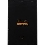 Rhodia Seyes Bloknot Siyah Kapak A4 210 x 318 mm