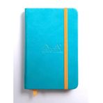 Rhodia Turquoise A6 96 Yaprak Boutique Rodiarama Renkler Italyan Deri Çizgisiz Defter