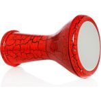 Rhythm Percussion Döküm Mısır Yeşil Çatlak Boyalı Darbuka - Kırmızı
