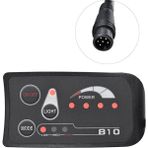 Rhythmic 6pın S810 E-Bisiklet Metre LED Ekran IP65 36V Uart Elektrikli Bisiklet Elektrikli Bisiklet Metre (36V) (Yurt Dışından)