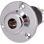 Rhythmic Bas Gitar Çıkışı Giriş Uç Pin Jack-6.35 Akustik Gitar Ekolayzır Eq Preamp Soket 6.35MM Gitar Aksesuarları Gümüş (Yurt Dışından)