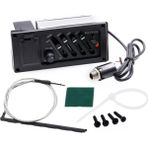 Rhythmic EQ-7545R Pre-Amp Akustik Gitar Preamp Amplifikatör Tuner Için 4-Band Eq Ekolayzer Piezo Pikap (Yurt Dışından) - Siyah