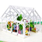 Ribbli Greenhouse doğum günü, anneler günü, yıl dönümü, sevgililer günü, tüm durumlar için 3D tebrik kartı, anneniz, eşiniz, kız kardeşiniz, büyükanneniz için, zarflı