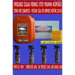 Ribbon Car Wax Fırçasız Cilalı Oto Yıkama köpüğü-Şampuanı +Pratik Cila+Torpido Sütü+Lastik Parlatıcı+Jant Temizleyici.