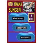 Ribbon Car Wax Oto Yıkama Süngeri 3 Adet