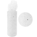 RIBBOOO Gümüş beyaz parıltılı tül kumaş rulolar 15,7 cm 10 metre örgü kumaş payet köpüklü şerit biriktirme ağları DIY Tutu etek hediye sarma bebek duş düğün parti dekorasyon