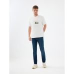 Ricardo Slim Fit Erkek Pantolon - 30 - 34 - Denim
