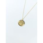 Ricco Jewellery 14 K Gold Kaplama 925 Ayar Gümüş Koruyucu Göz Kolye
