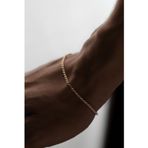 Ricco Jewellery 14 K Gold Kaplama 925 Ayar Gümüş Old Money Halat Bileklik