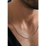 Ricco Jewellery 925 Ayar Gümüş Old Money İtalyan Burma Halat Kolye