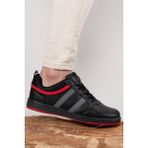 Riccon 00122022 Siyah Kırmızı Erkek Sneaker Ayakkabı