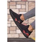 Riccon 00122044 Siyah Kırmızı Unisex Sneaker