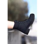 Riccon 0012285 Extra Mat Siyah Kadın Postal Bot