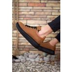 Riccon 0012360 Süet Taba Siyah Erkek Sneaker