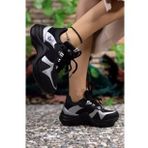 Riccon 0012601 Siyah Kadın Sneaker Ayakkabı