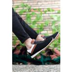 Riccon 0012828 Siyah Beyaz Taba Erkek Sneaker