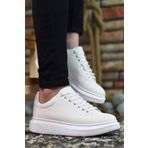 Riccon 3D Baskılı Beyaz Erkek Sneaker