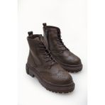 Riccon Kadın Bot 00123010 - Kahve Cilt